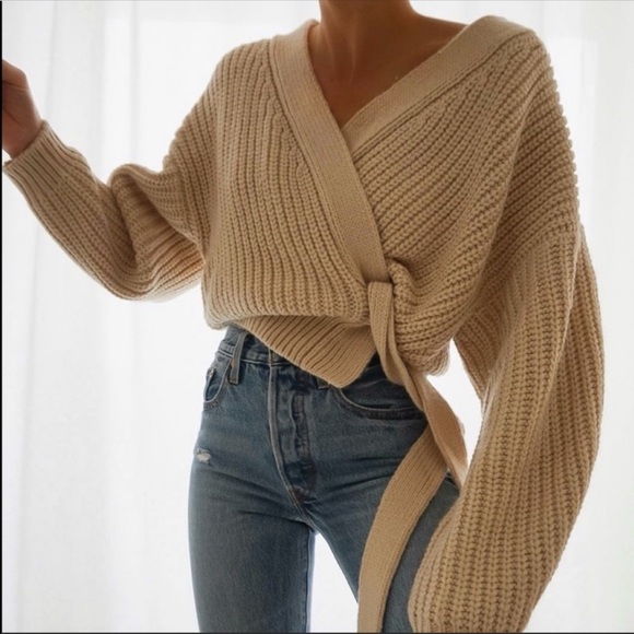 Last🔥Zara crop balloon sleeves bloggers fav - Picture 2 of 9